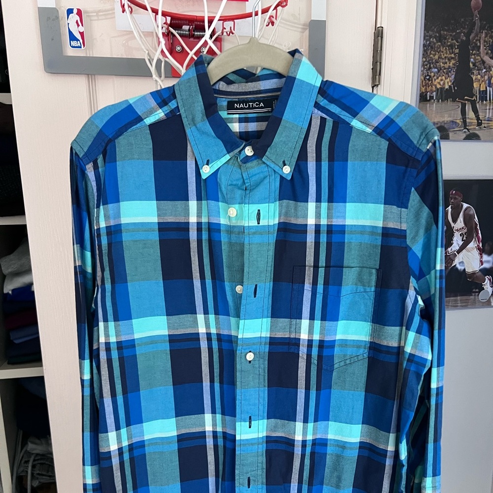 Nautica Mens Cotton Shirt